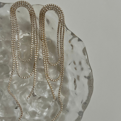 Cullinan Long CZ Earrings
