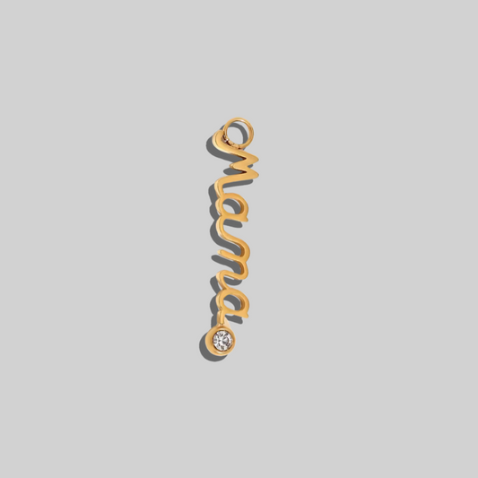 Mama CZ Vertical Charm