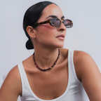 Aelia Pearl Necklace | Garnet Edition