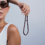 Aelia Pearl Necklace | Garnet Edition