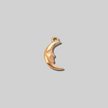 Crescent Moon Charm | Gold Hue