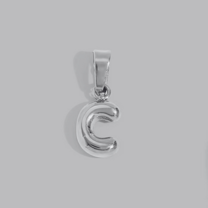Bubble Letter Charms | Silver Hue