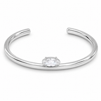 Marquise Open Cuff | Silver