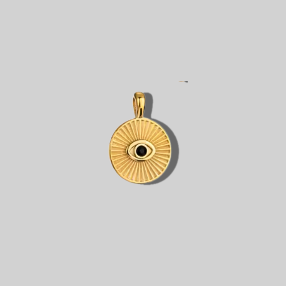 Evil Eye Round Pendant