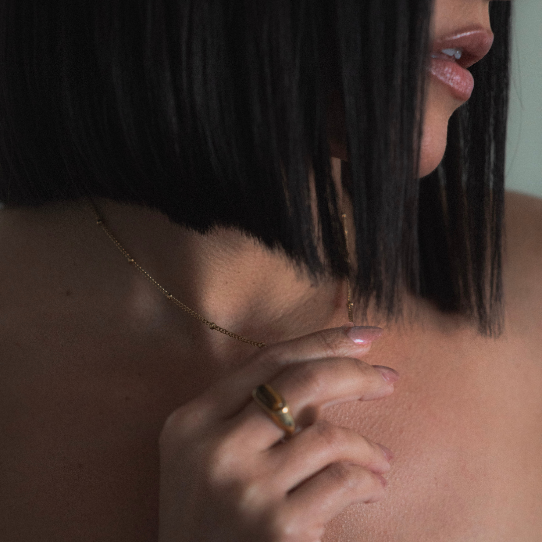 Sabina Satellite Chain Necklace | Gold