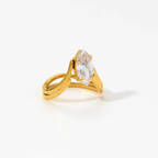 Quarry Marquise-Cut CZ Ring