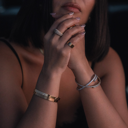 Noomi Micro CZ Bangle Bracelet