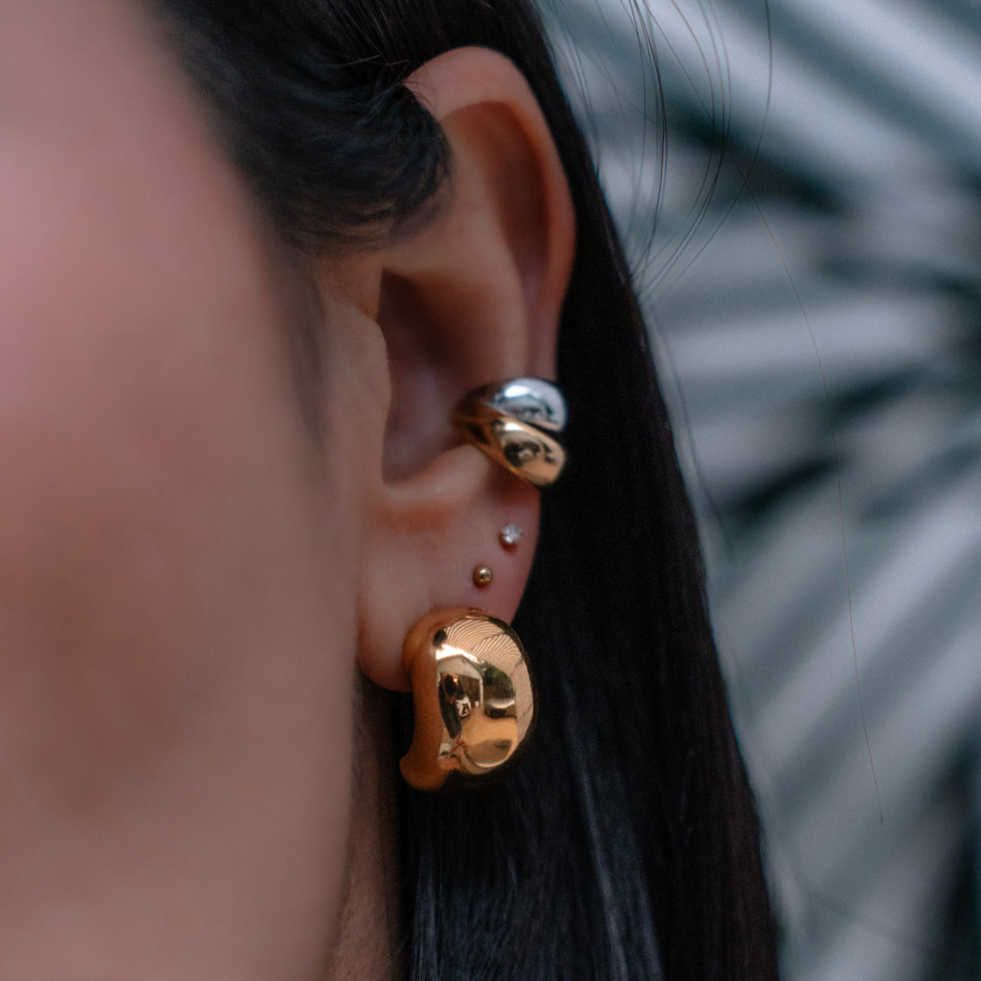 The Two Tone Form Ear Cuff