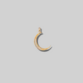 Crescent Moon CZ Pave Charm