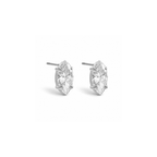 Marquise Studs | Silver