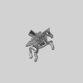 Unicorn Pendant | Silver Hue