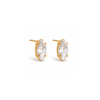 Marquise Studs | Gold