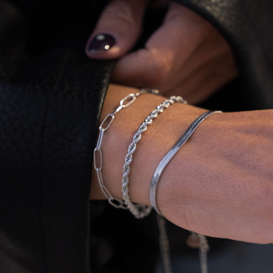 The Everyday Bracelet Set | Silver