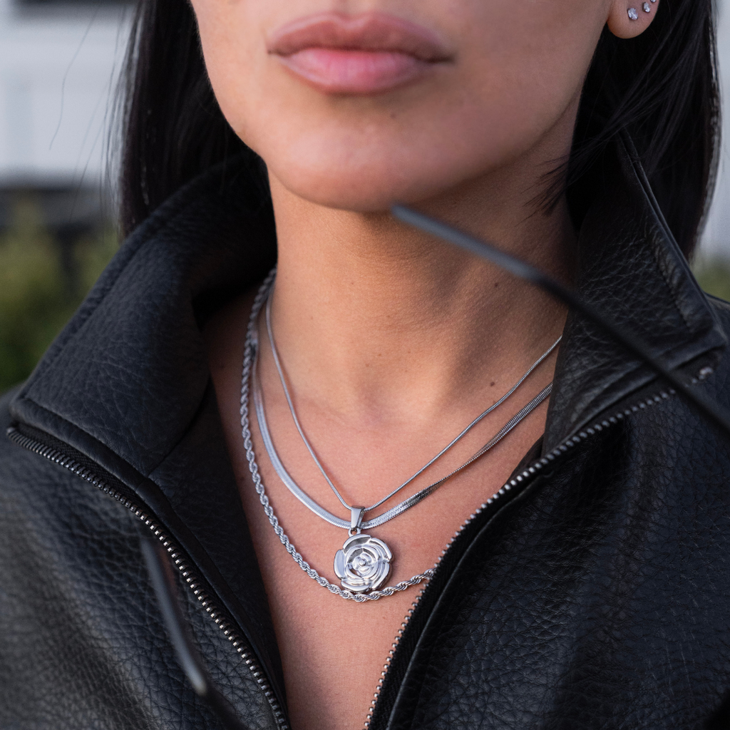 The Everyday Icons Necklace Set | Silver