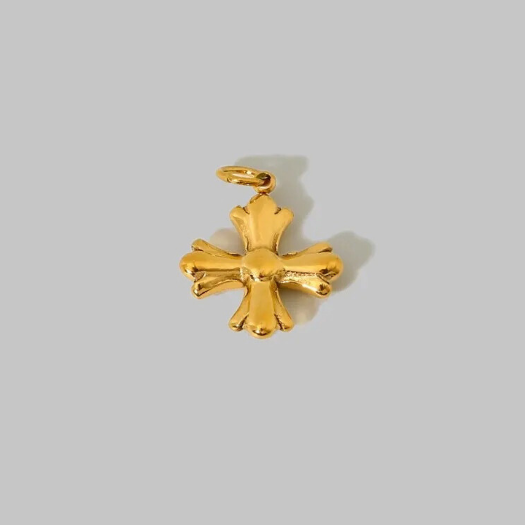 Equilateral Vintage Cross Charm
