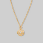 La Cruz Medallion Cuban Chain Necklace