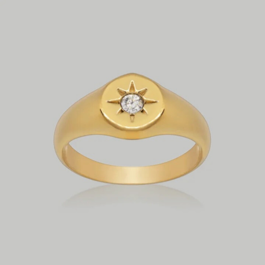 Aster CZ Star Ring
