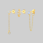 Penina Dainty Blue Ear Stack