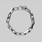 Meg Statement Paperclip Chain Bracelet | Silver