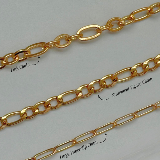 Statement Multi-Charm Necklace | Gold Hue