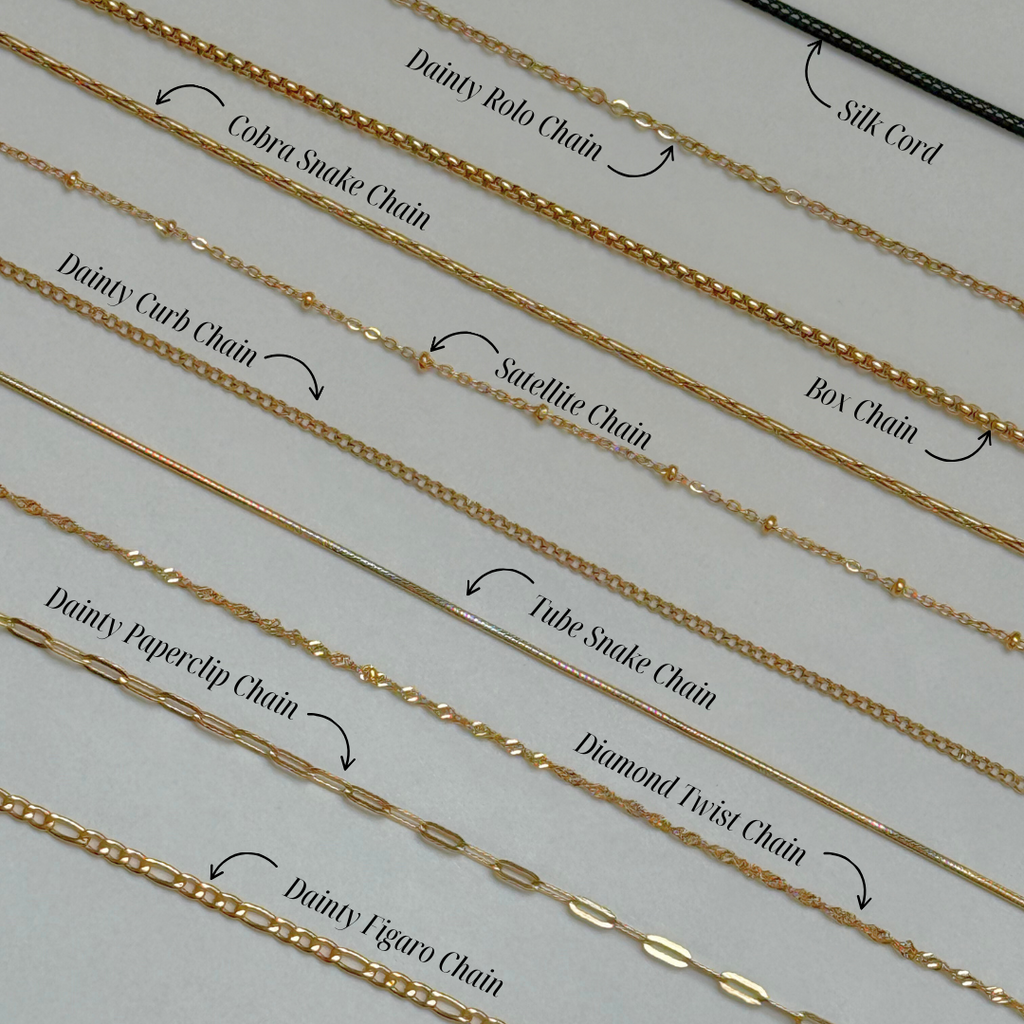 Custom Pendant Necklace | Gold Hue