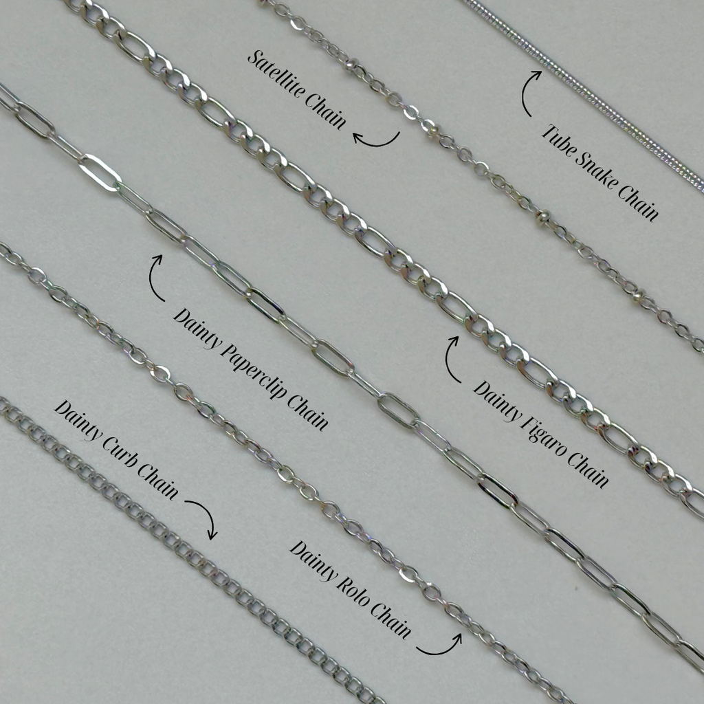 Custom Pendant Necklace | Silver Hue