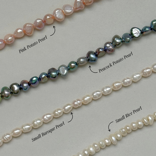Custom Freshwater Pearl Multi- Charm Necklace