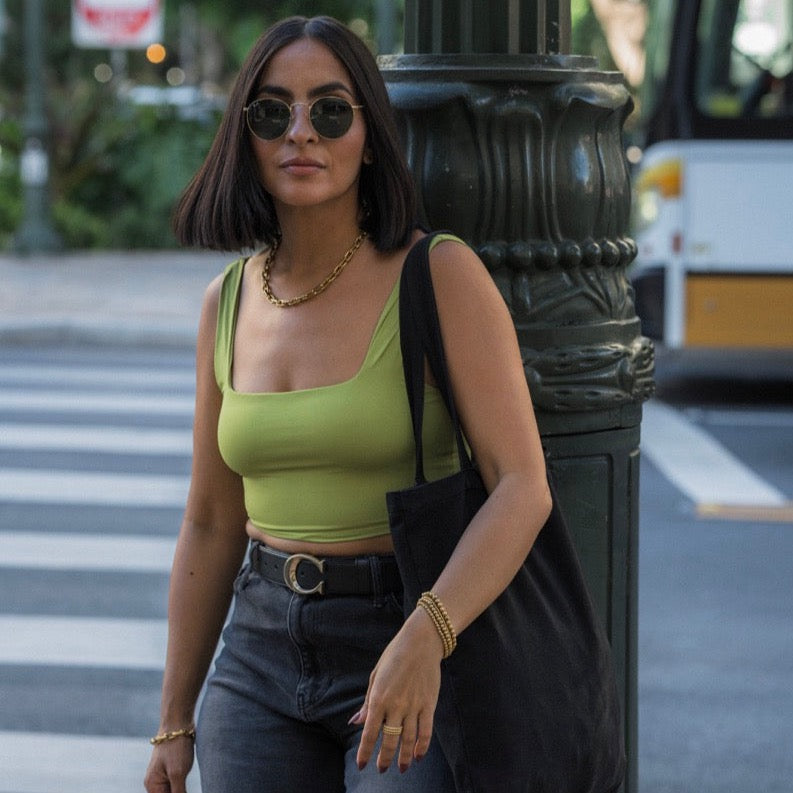 Meg Statement Paperclip Chain Necklace | Silver