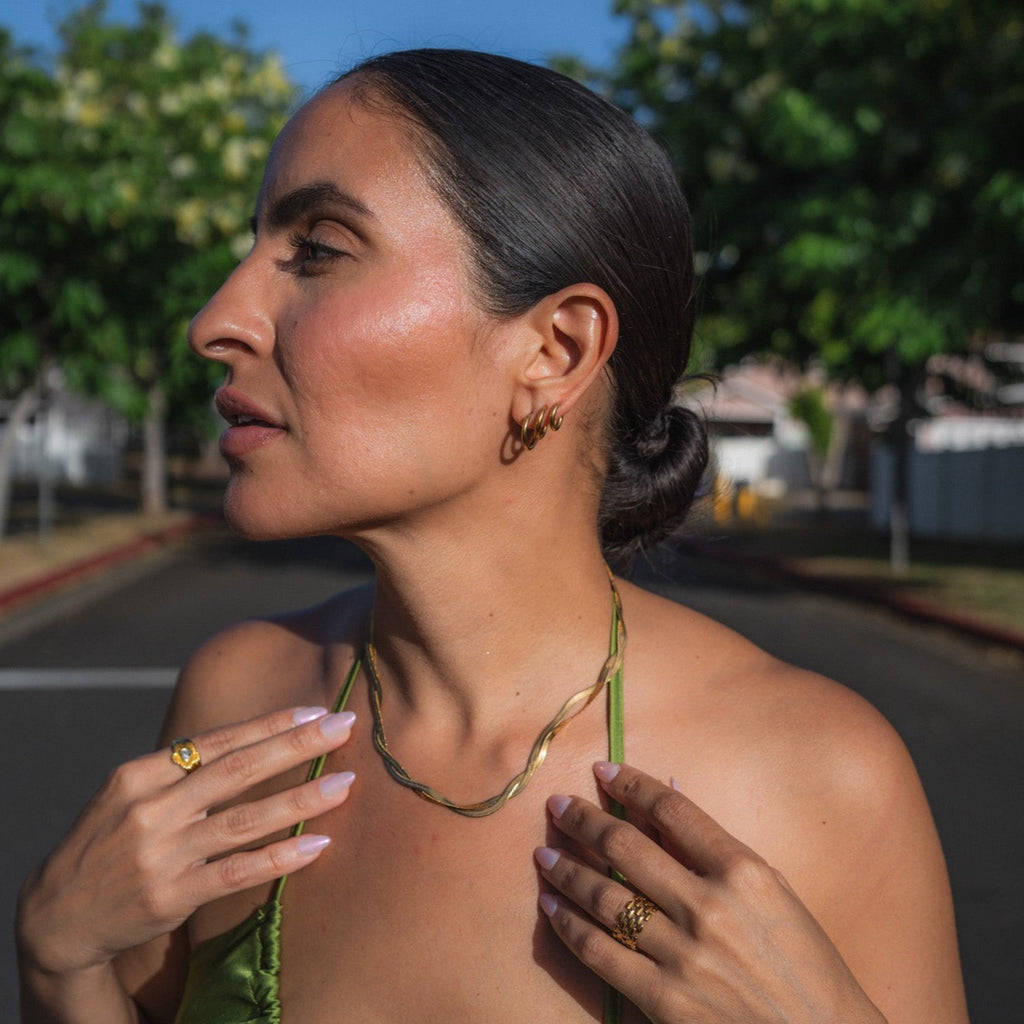 Phoenix Twisted Herringbone Chain