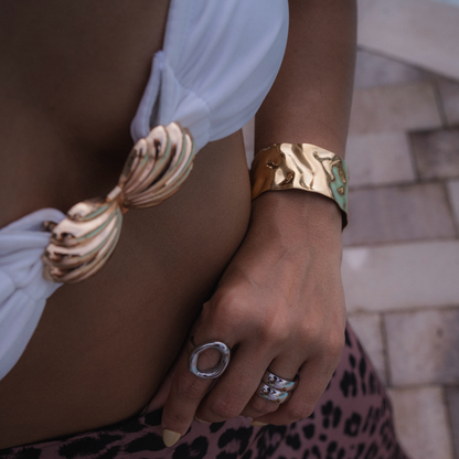 Leeanne Cuff Bracelet | Gold