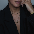 Noir Shorty Necklace | Gold