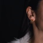 Charlotte Triple-Layered Hoop Earrings