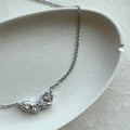 Pia Multi CZ Dainty Chain Necklace | Silver Hue