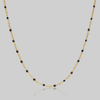 Noir Shorty Necklace | Gold