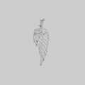 The Wing Statement Pendant | Silver Hue
