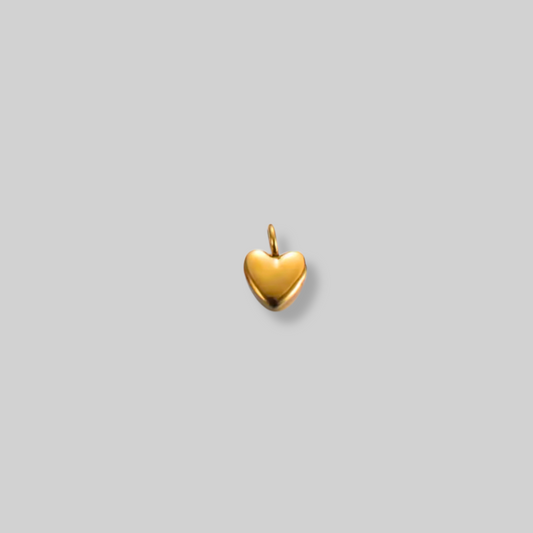 Puffy Heart Dainty Charm