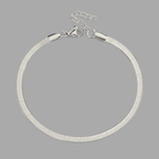 Alma Herringbone Bracelet | Gold or Silver