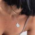The Eclipse Necklace | Silver Hue