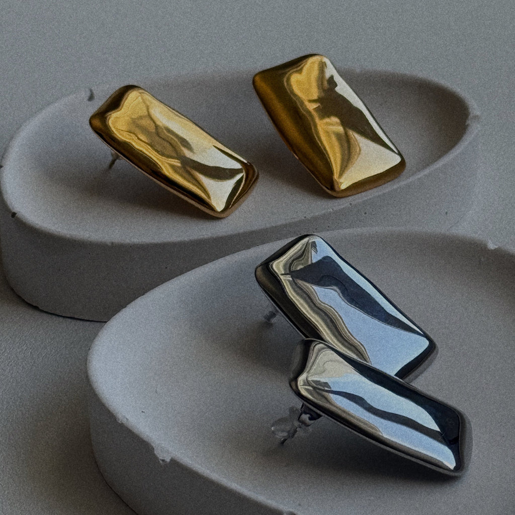 Dorothy Polished Earrings | Gold