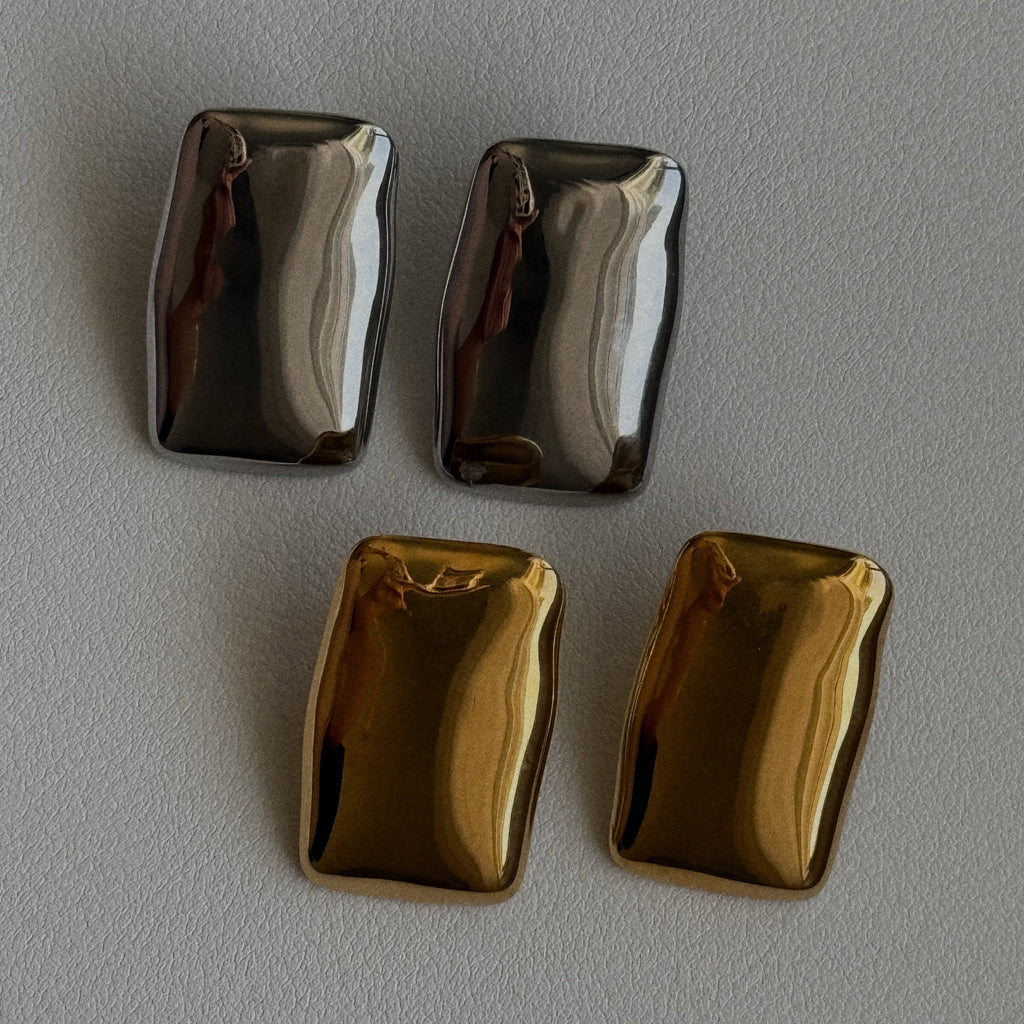 Dorothy Polished Earrings | Gold