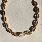 Cowrie Simulated Shell String Necklace