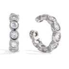 Radiant Bite Ear Cuff | Silver Hue