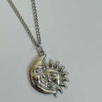 The Eclipse Necklace | Silver Hue