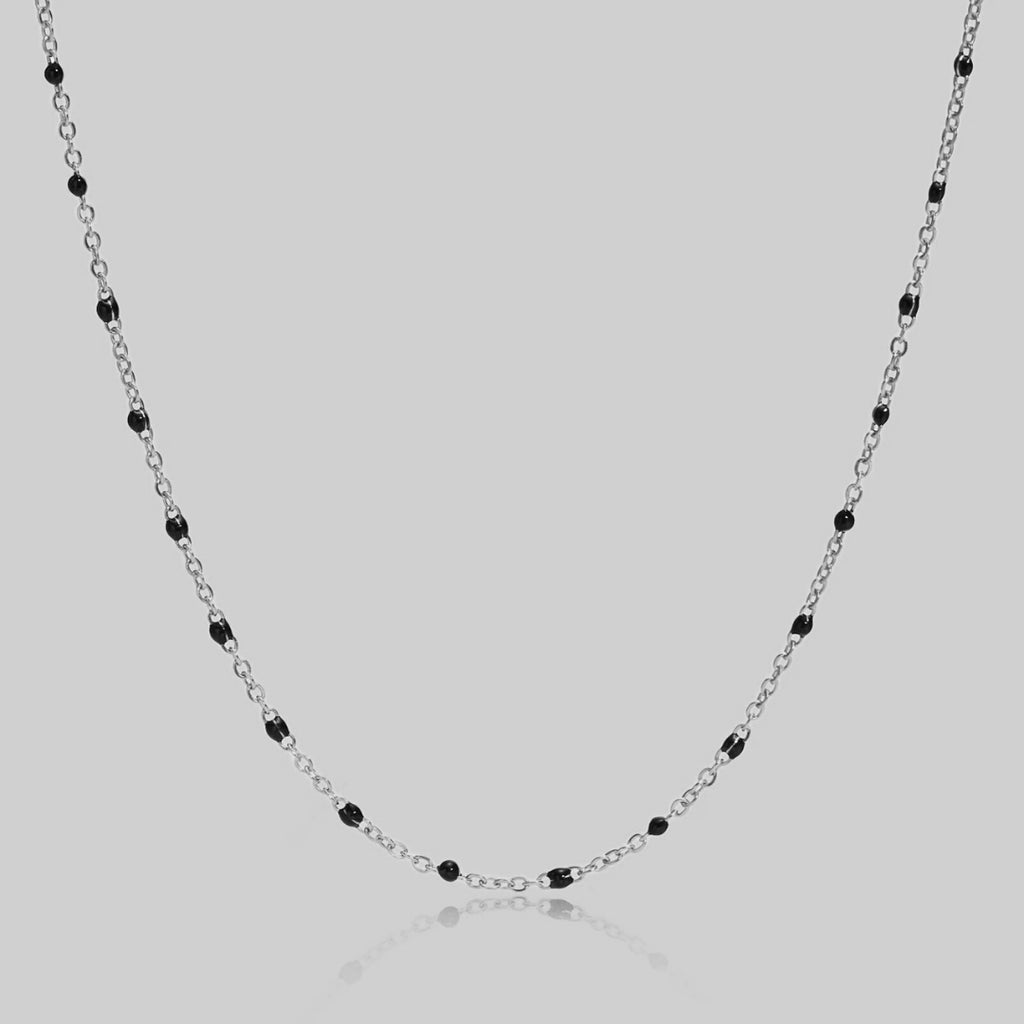 Noir Shorty Necklace | Silver