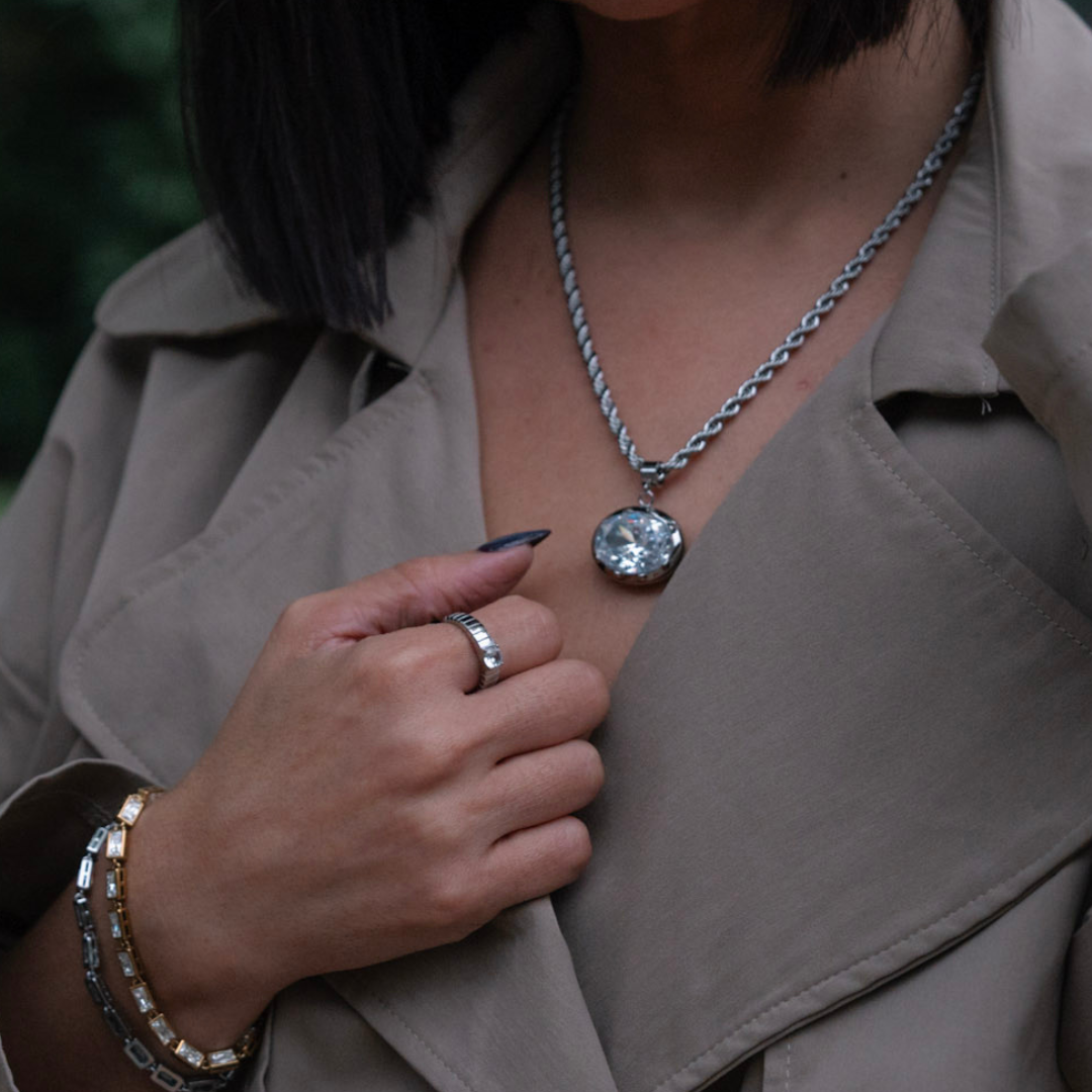 The Interval Ring | Silver Hue
