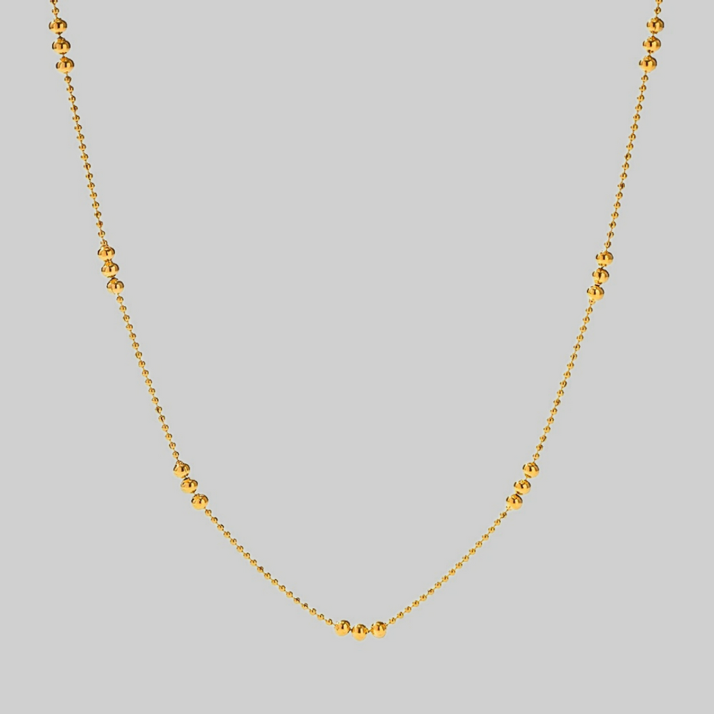 Mercedes Dainty Ball Chain Necklace