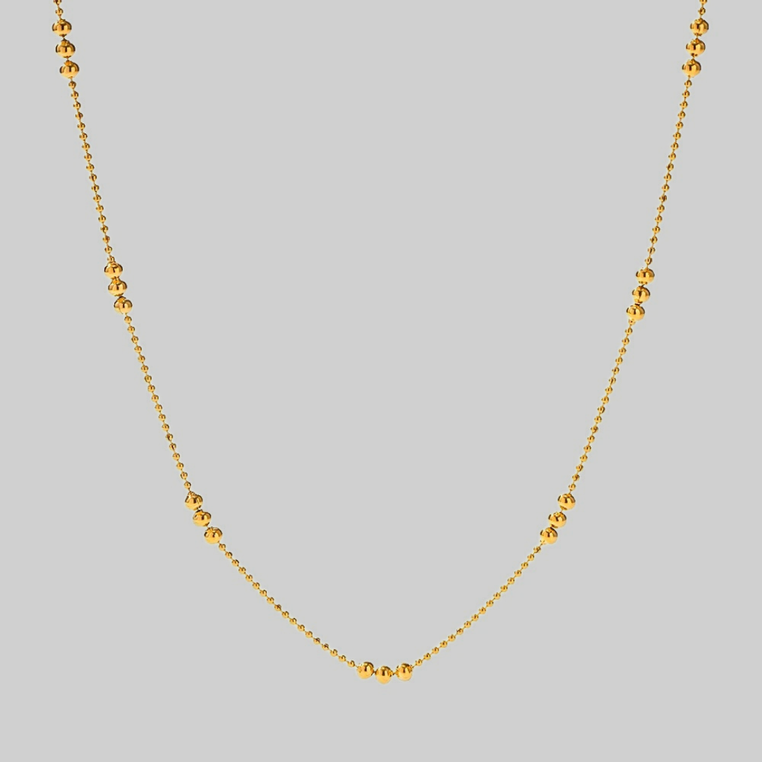 Mercedes Dainty Ball Chain Necklace