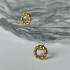 Didi Rope Circle Stud Earrings