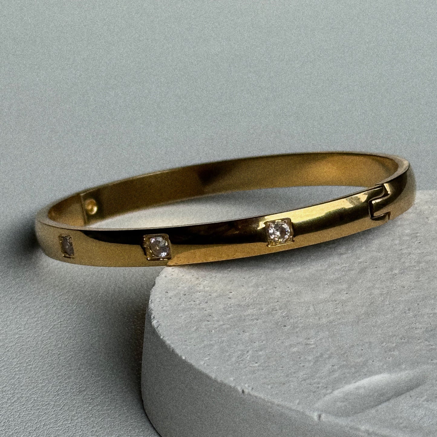 Estela CZ Bangle Bracelet