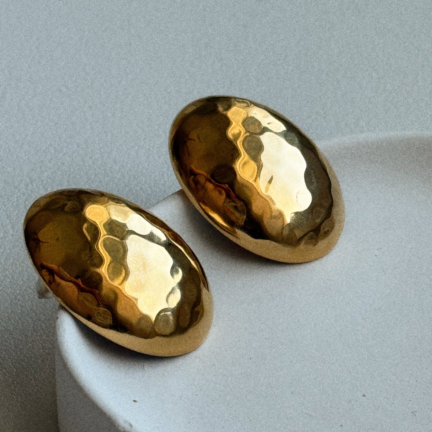 Agnes Button Earrings